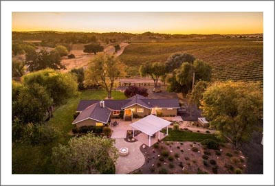 Paso Robles AVA Vineyard For Sale w/ Two Homes - Cabernet & Syrah Vineyard - San Miguel Real Estate