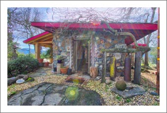 Sierra Foothills Organic Land For Sale - Unique Home and Vineyard - Fresno County Real Estate