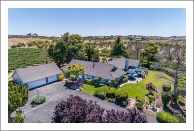 Paso Robles AVA Vineyard For Sale w/ Two Homes - Cabernet & Syrah Vineyard - San Miguel Real Estate