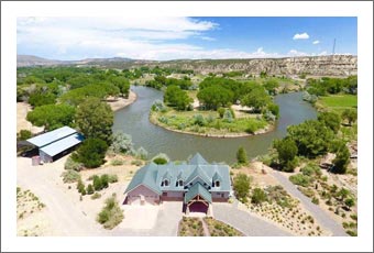 New Mexico Luxury Timberframe Home For Sale - Animas Riverfront Location w/ Vineyard Potential