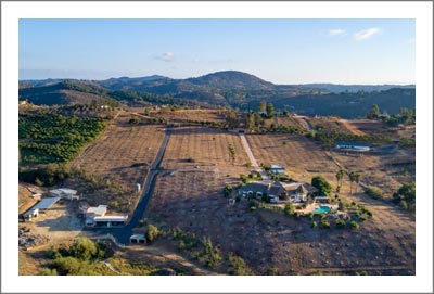 San Diego County Ranch For Sale - Vineyard Potential - Previously Avocado Orchard - Large Home w/ Guest House