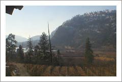 South Okanagan Valley, B.C. Canada - Vineyard and Large Log Cabin For Sale - Lake View