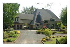 Oregon Wine Country Home For Sale - French Chateu Style Home & Chardonnay Vineyard For Sale
