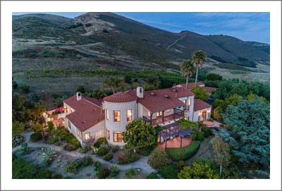 Nipomo Vineyard and Avocado Orchard For Sale - Luxury Home w/ Guest Casita with Ocean Views