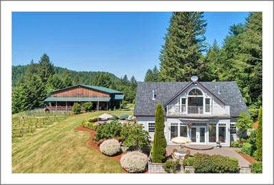 Oregon Wine Country Home w/ Vineyard and Horse Facilities For Sale - Yamhill-Carlton AVA