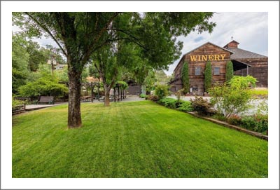Mendocino Winery & Tasting Room For Sale - Unlimited Case Production License + 4 Rental Homes